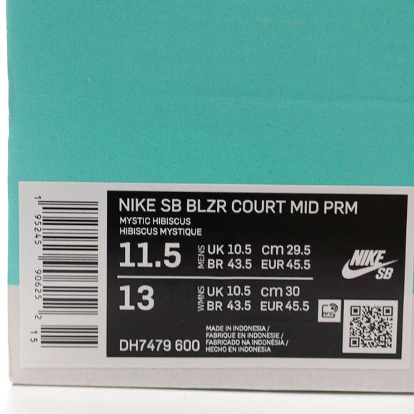 Nike SB Blazer Court Mid Premium Mystic Hibiscus Red Men’s Size 11.5 DH7479-600 main image 9